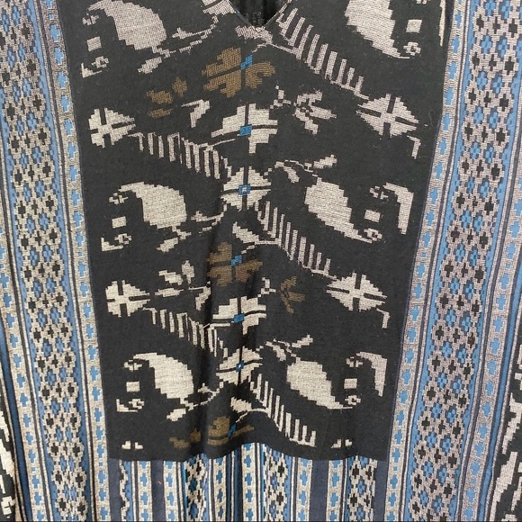 LUCKY BRAND Mixed Print Peasant Blouse Aztec Small - Picture 7 of 10